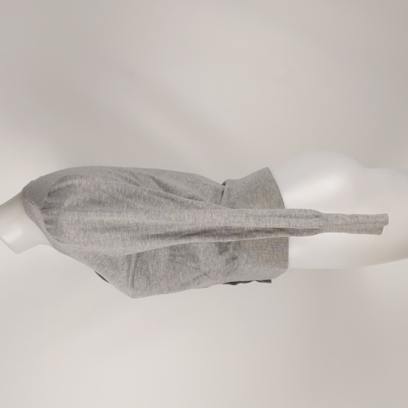 Cotton On Women's Cardigan Size Large Grey Long Sleeve V-Neck Button-up Fitted - Picture 7 of 12